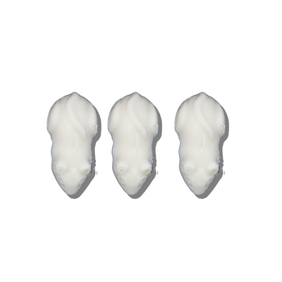 White mice chocolates from LAK & Co Chocolates & Confections, featuring detailed, realistic candy mice with a white coating.